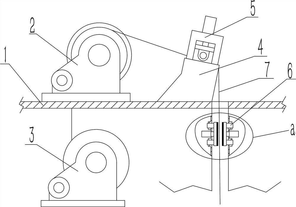 Device and method for measuring length of anchor chain of marine windlass