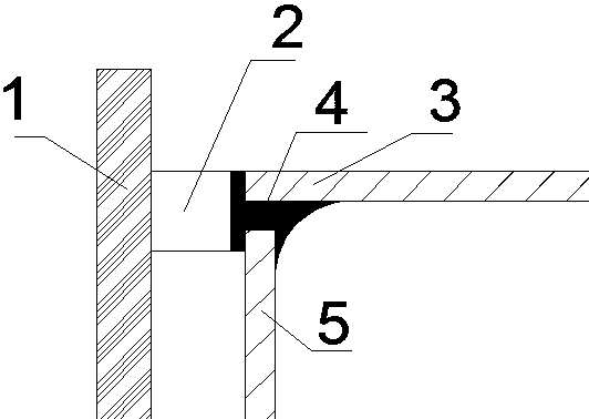Wall column timber formwork joint seam anti-grout-leakage sealing device and method