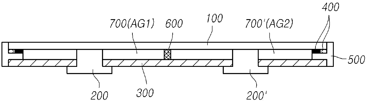 Panel vibration type stereo sound generating display device