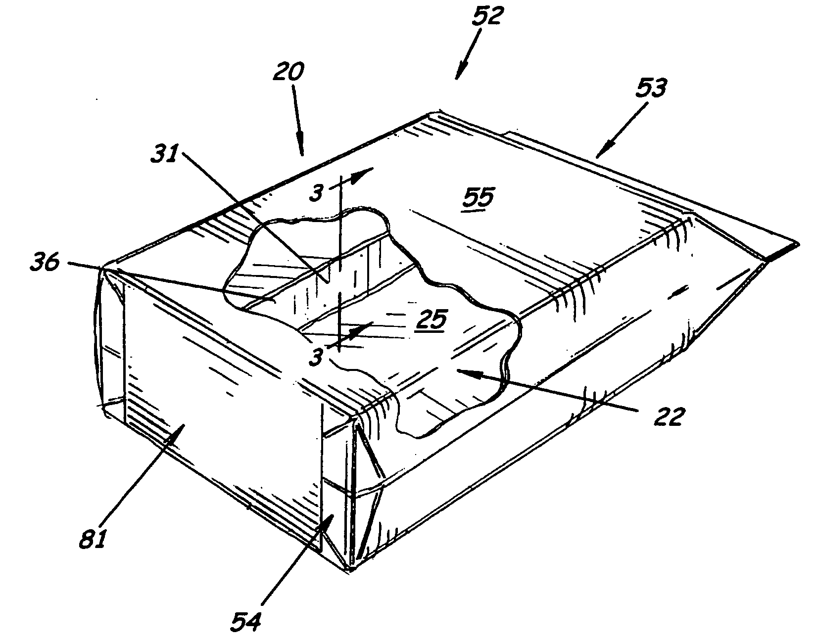 Method of forming a vented bag