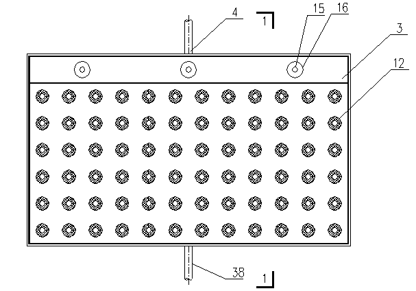 Air-lift rapid circulating type cloth media filter chamber, and filtering method thereof