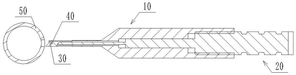 Indexable deburring cutter for inner wall cross orifice