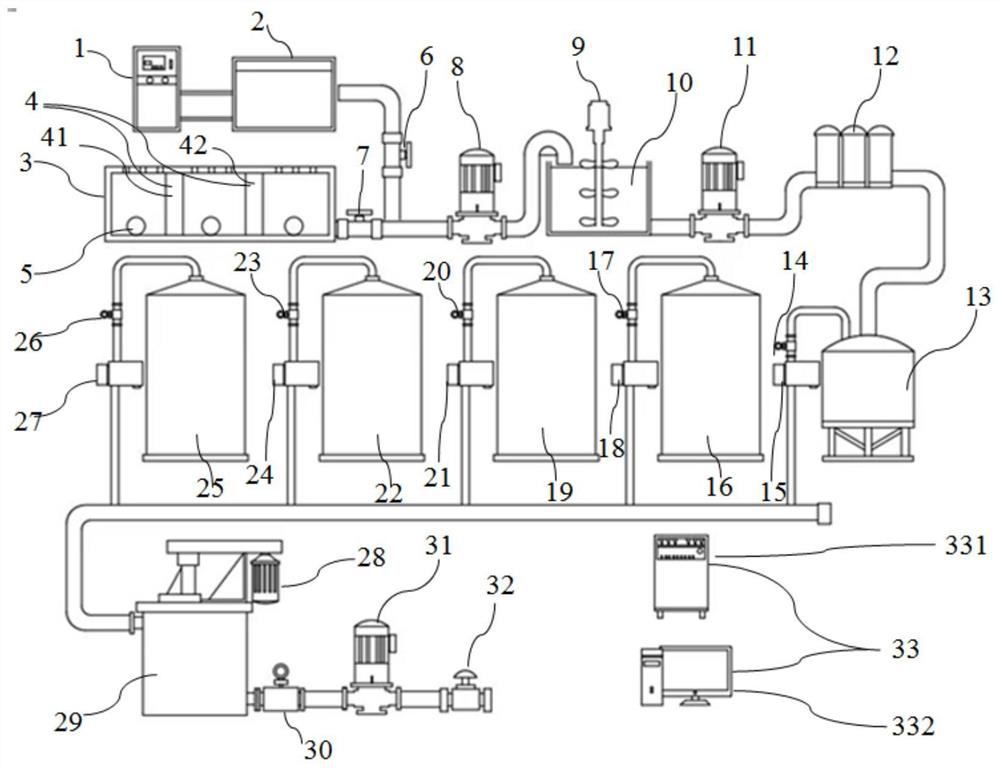 Method and device for producing efficient organic liquid fertilizer by utilizing biogas slurry