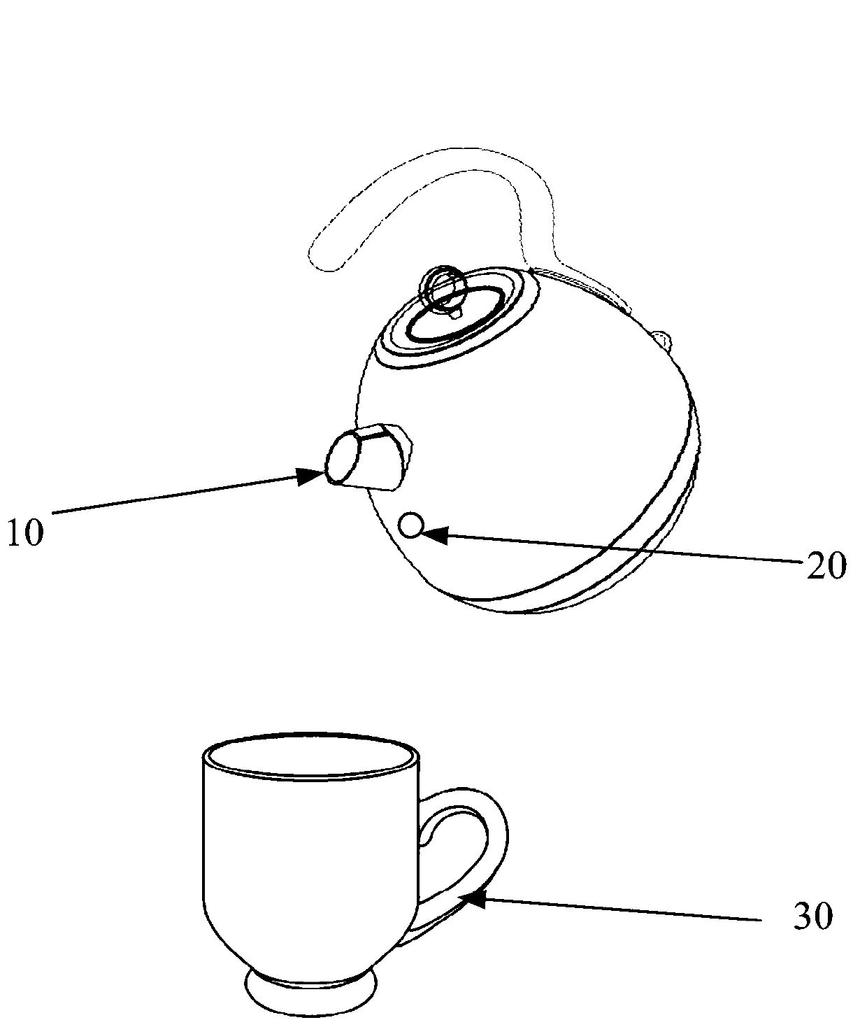 Electric kettle control method, electric kettle and computer readable storage medium