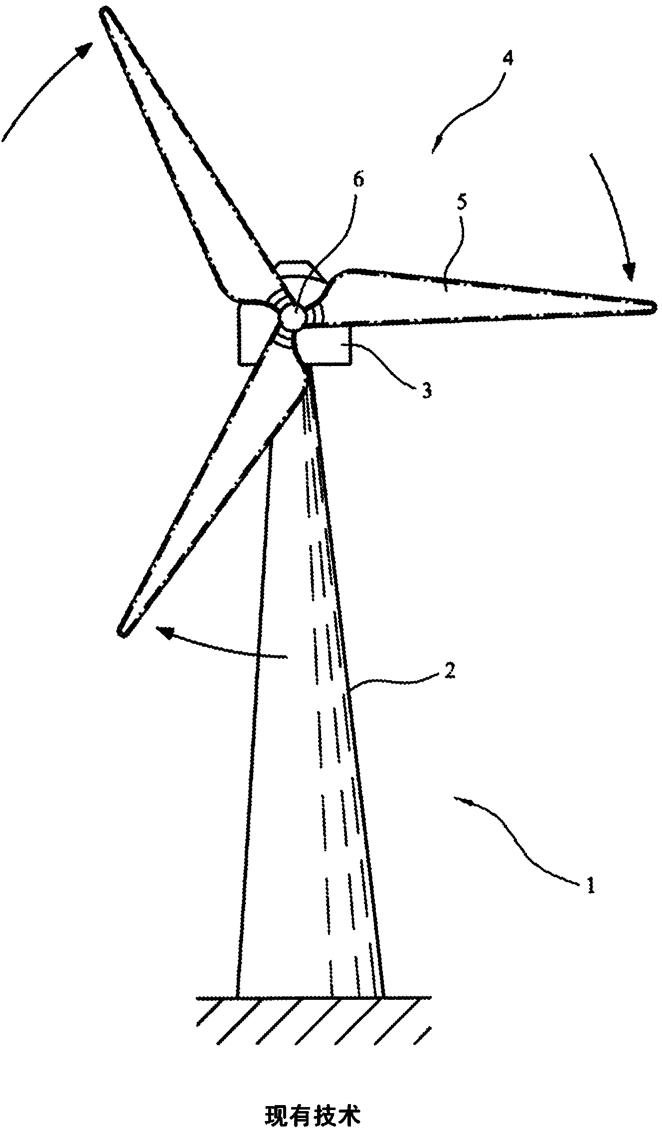 A wind turbine blade ice accretion detector