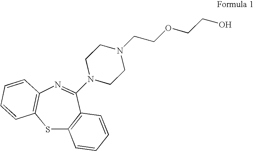 Process for the preparation of 11-(4-[2-(2-hydroxyethoxy)ethyl]-1-piperazinyl)dibenzo[b,f][1,4]thiazepine