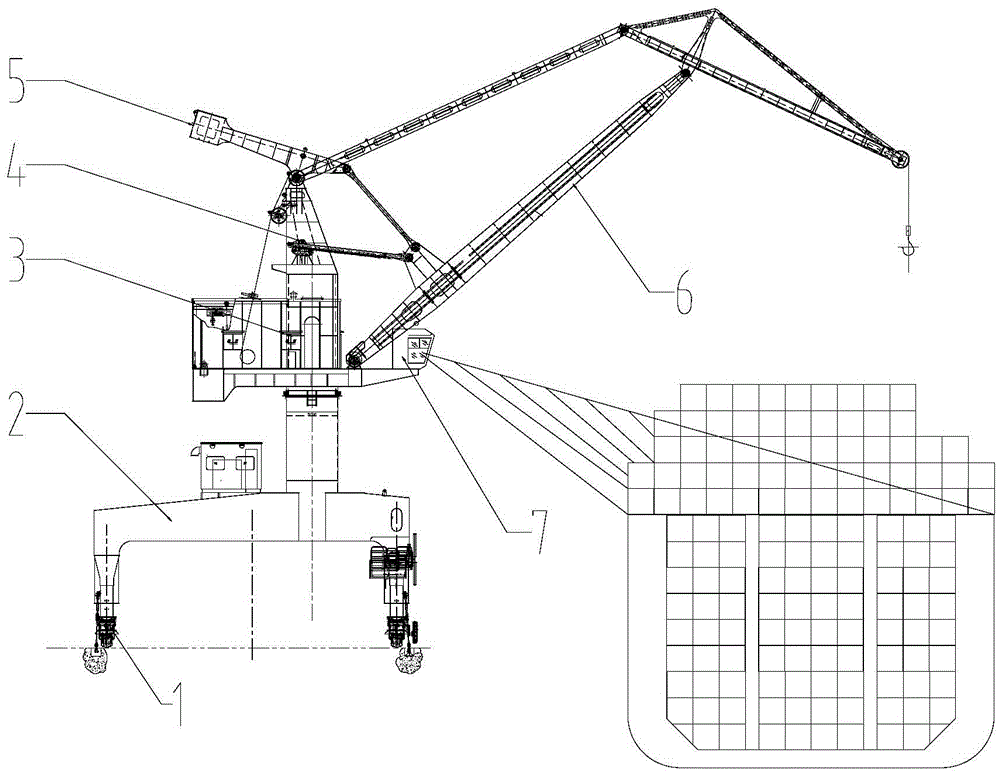 A Passive Mechanism and Crane for Improving the Vision of Portal Crane Driver's Cab