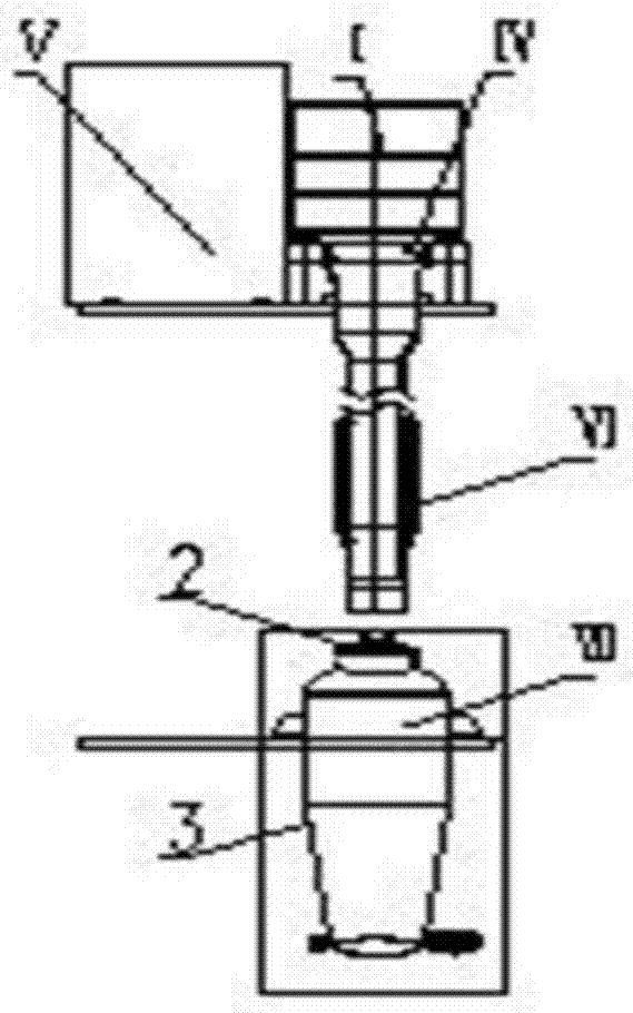 Automatic feeding system with inlet at top and outlet at bottom and feeding method for extracting Chinese traditional medicine