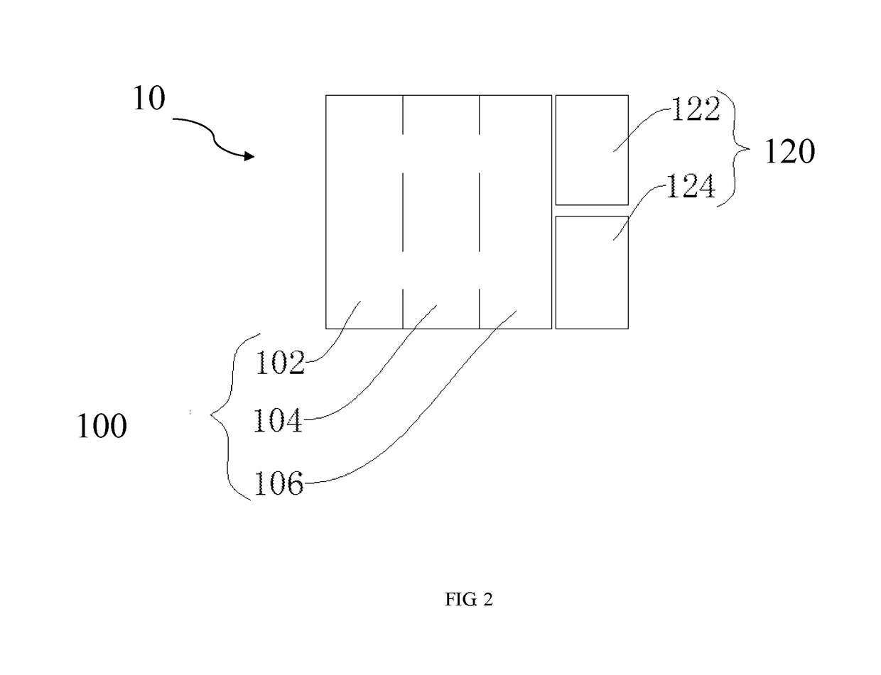 Organic light-enitting diode display panel for fingerprint recognition and electronic device