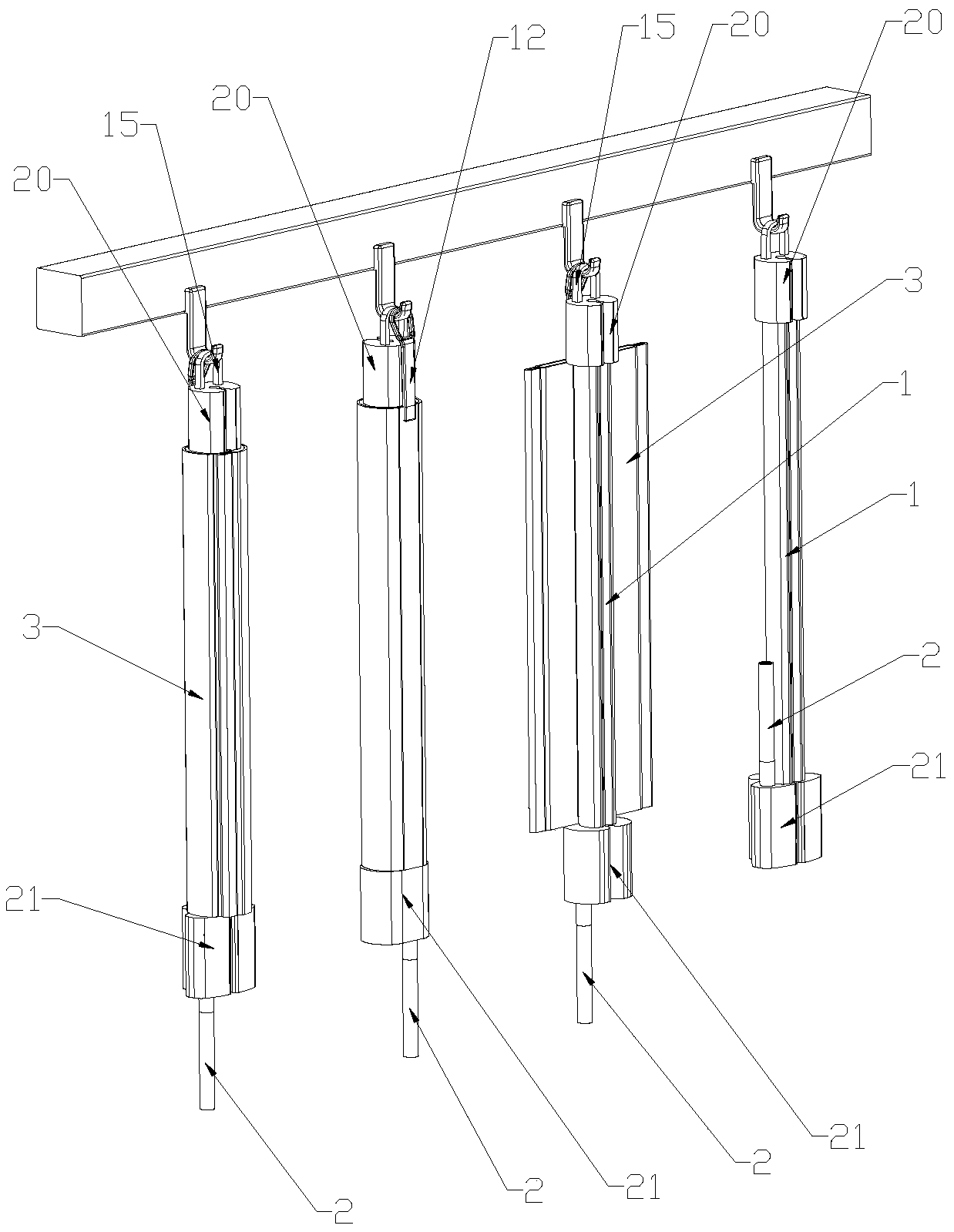 Silicon rubber transfusion heating heat-insulating pipe and manufacturing method thereof