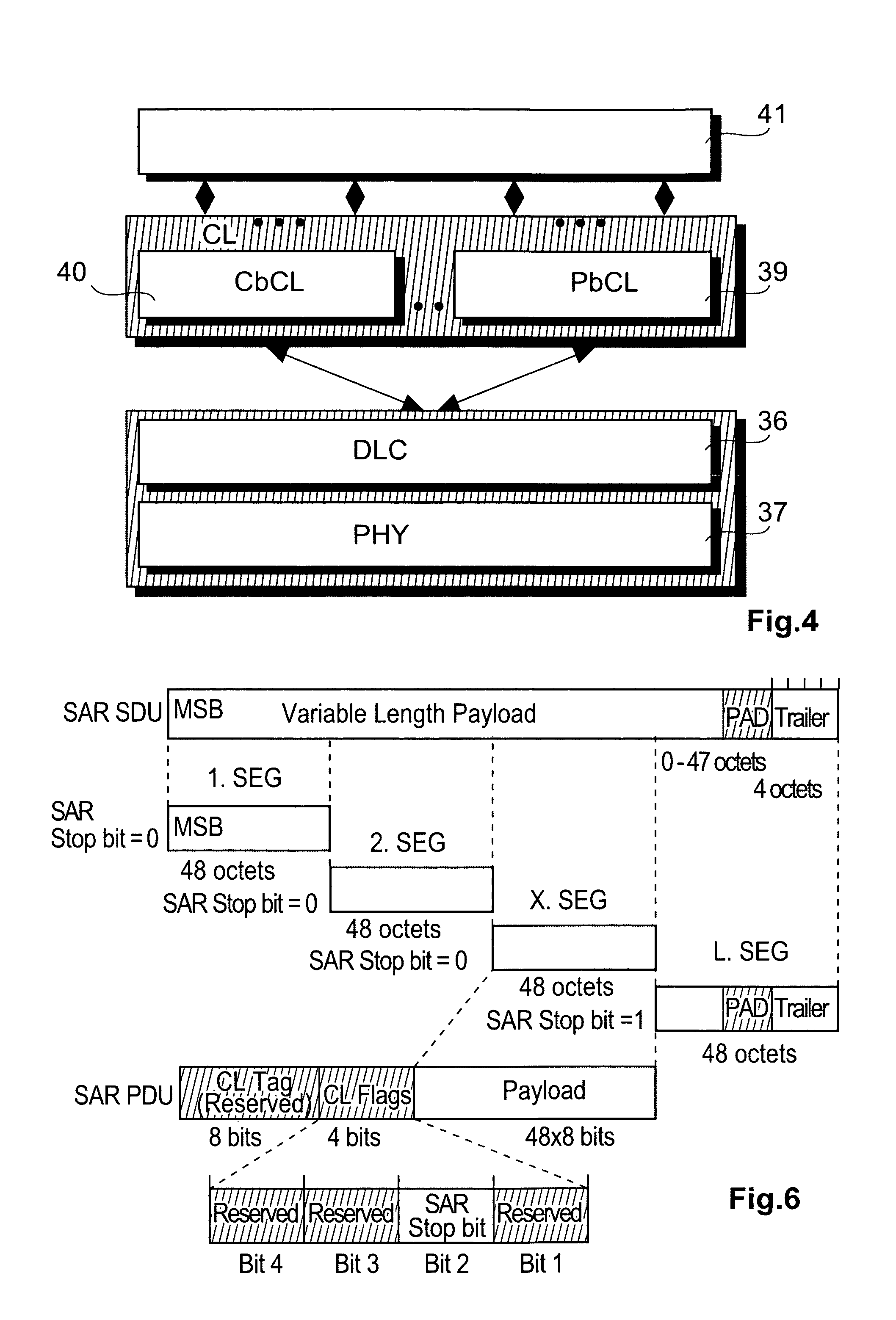 Method for processing data packets received via a first interface and device for carrying out the method
