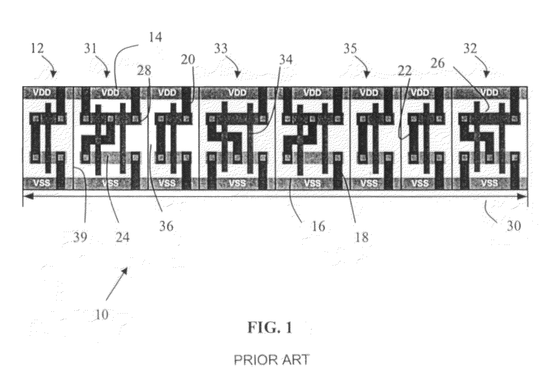Method for optimising transistor performance in integrated circuits
