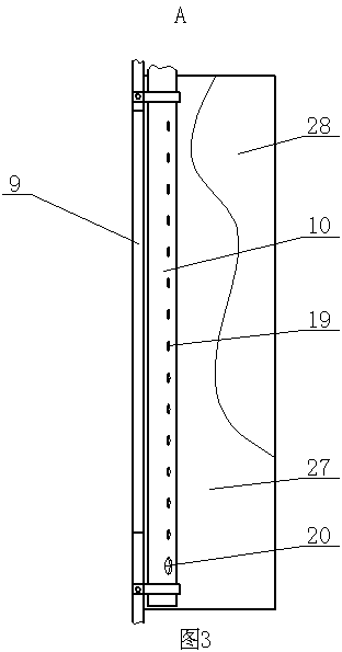 Solar cell panel cleaning system in photovoltaic power station