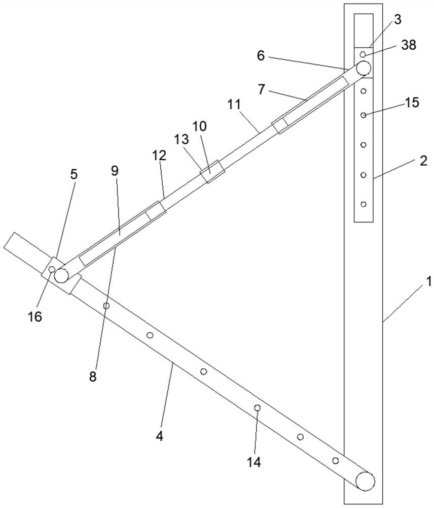 Positioning and exposing device for side thoracotomy cardiac surgery