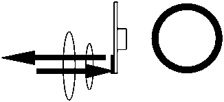 Light source component and projector