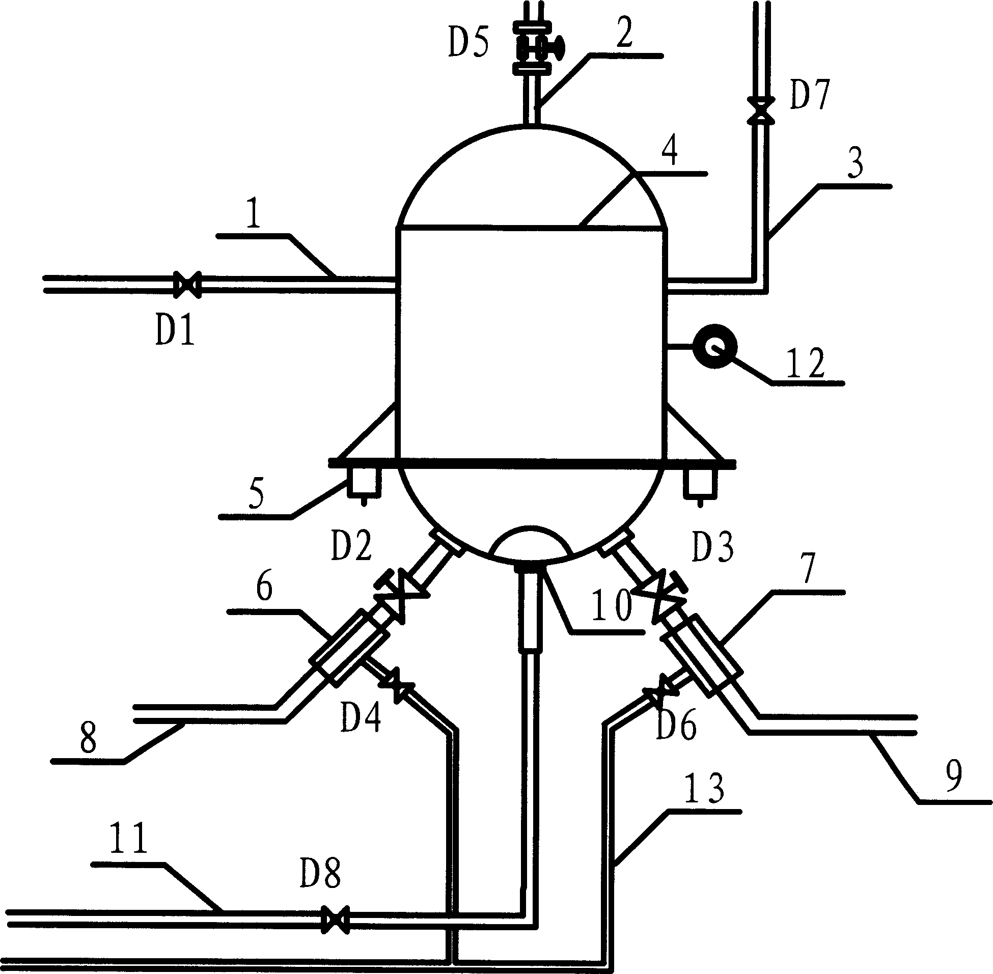 Mechanism with multiple discharge ports for deliverying pressurized powder in thick phase