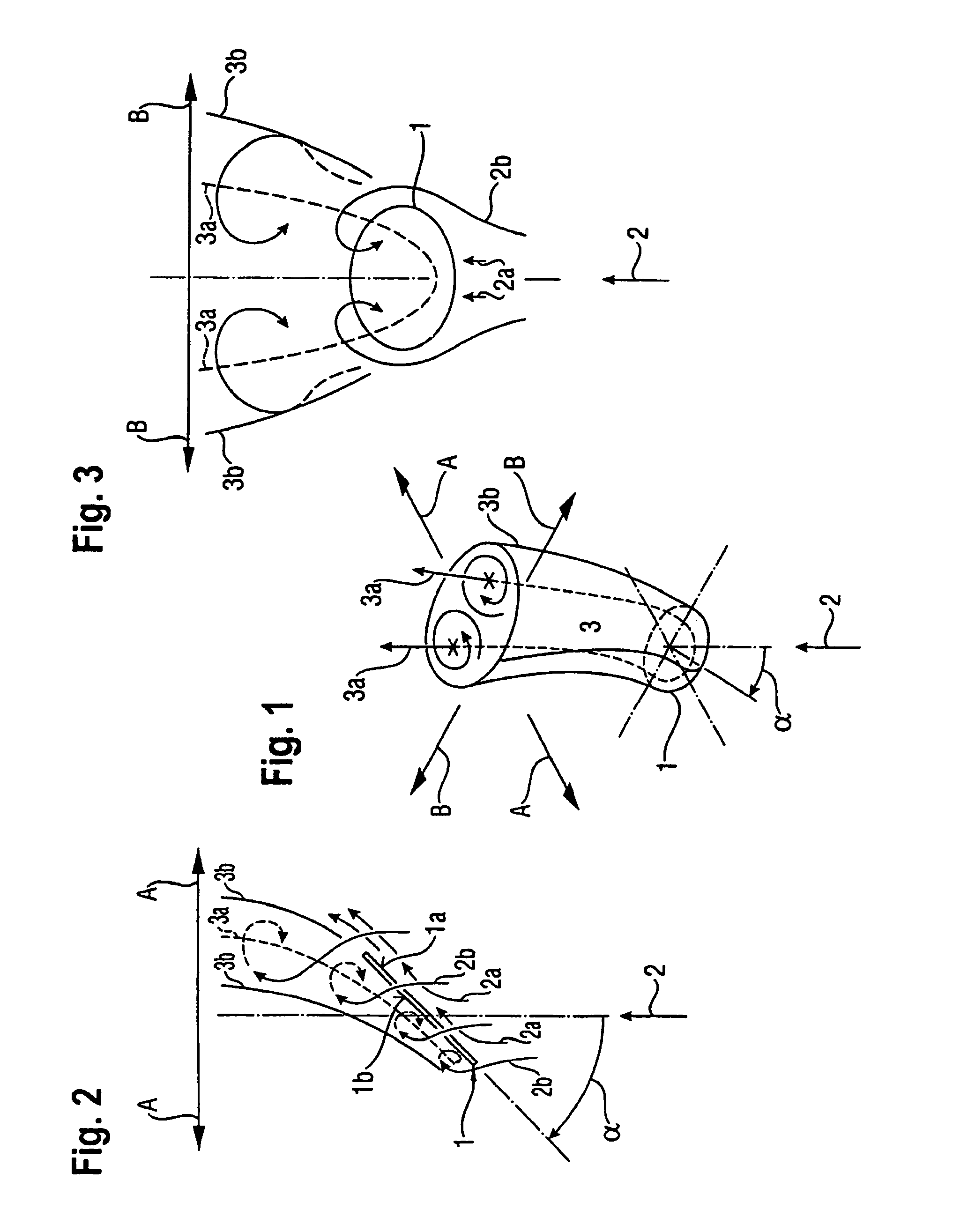 Method and apparatus for mixing a gaseous fluid with a large gas stream, especially for introducing a reducing agent into a flue gas containing nitrogen oxides