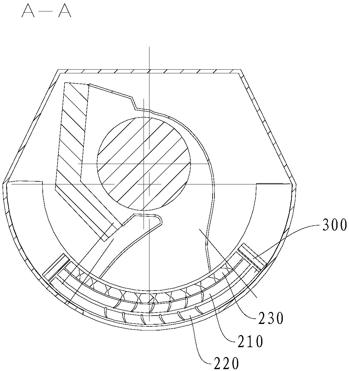 Position-variable multi-layer air guide structure and air conditioner