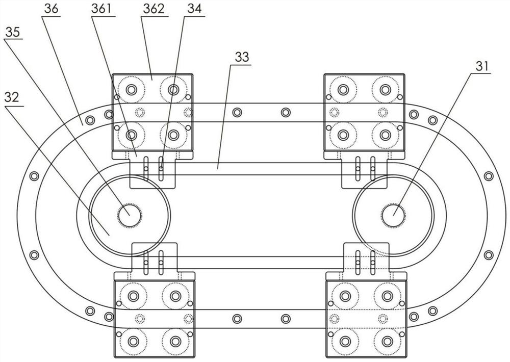 Pot seedling transplanting device