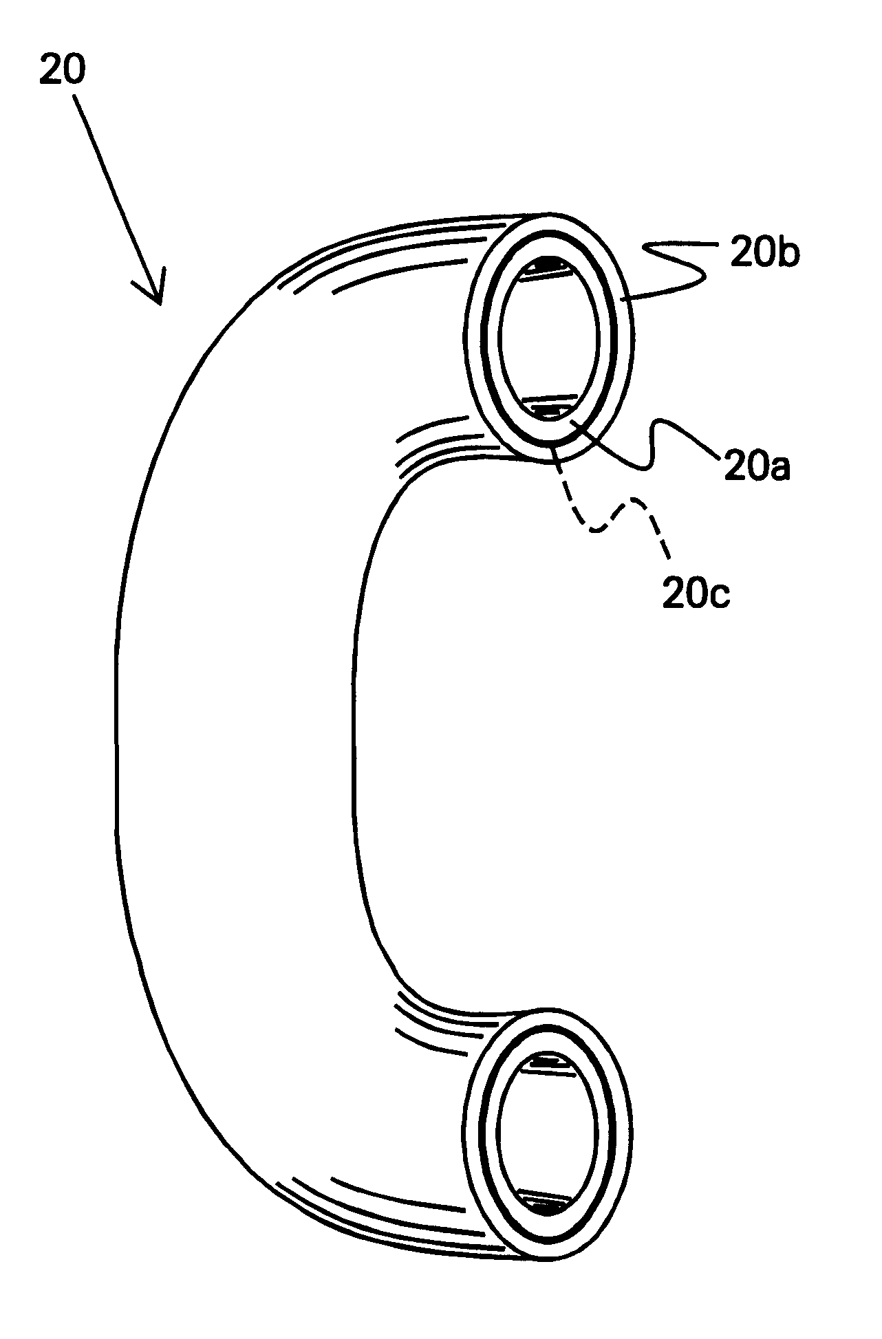 Co-extruded tubing for an off-axis ink delivery system