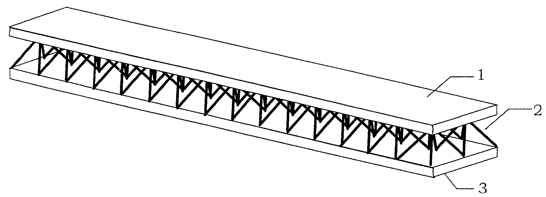 Preparation method of rectangular pyramid metal lattice material