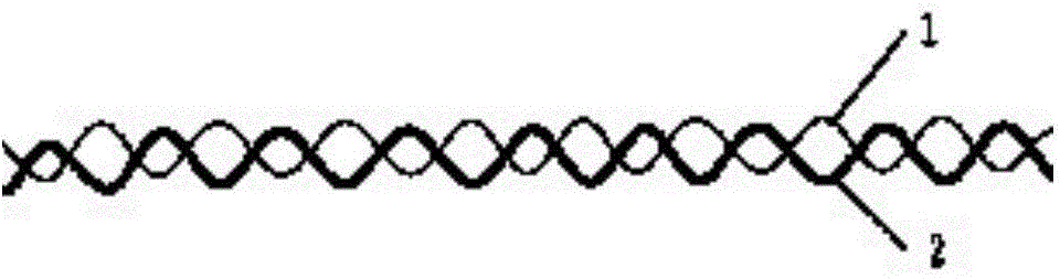 Glass fiber and PTFE fiber blended filter material and preparation method thereof