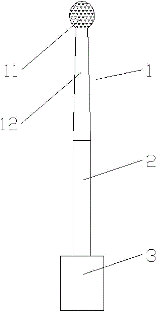 Searchlighting stick for blood vessel development