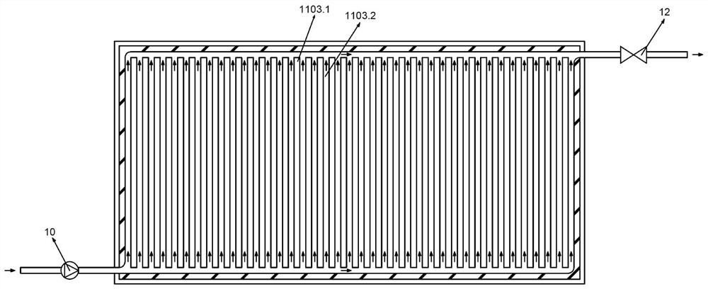 Cold and heat combined collection and storage device and method based on advanced sky radiation