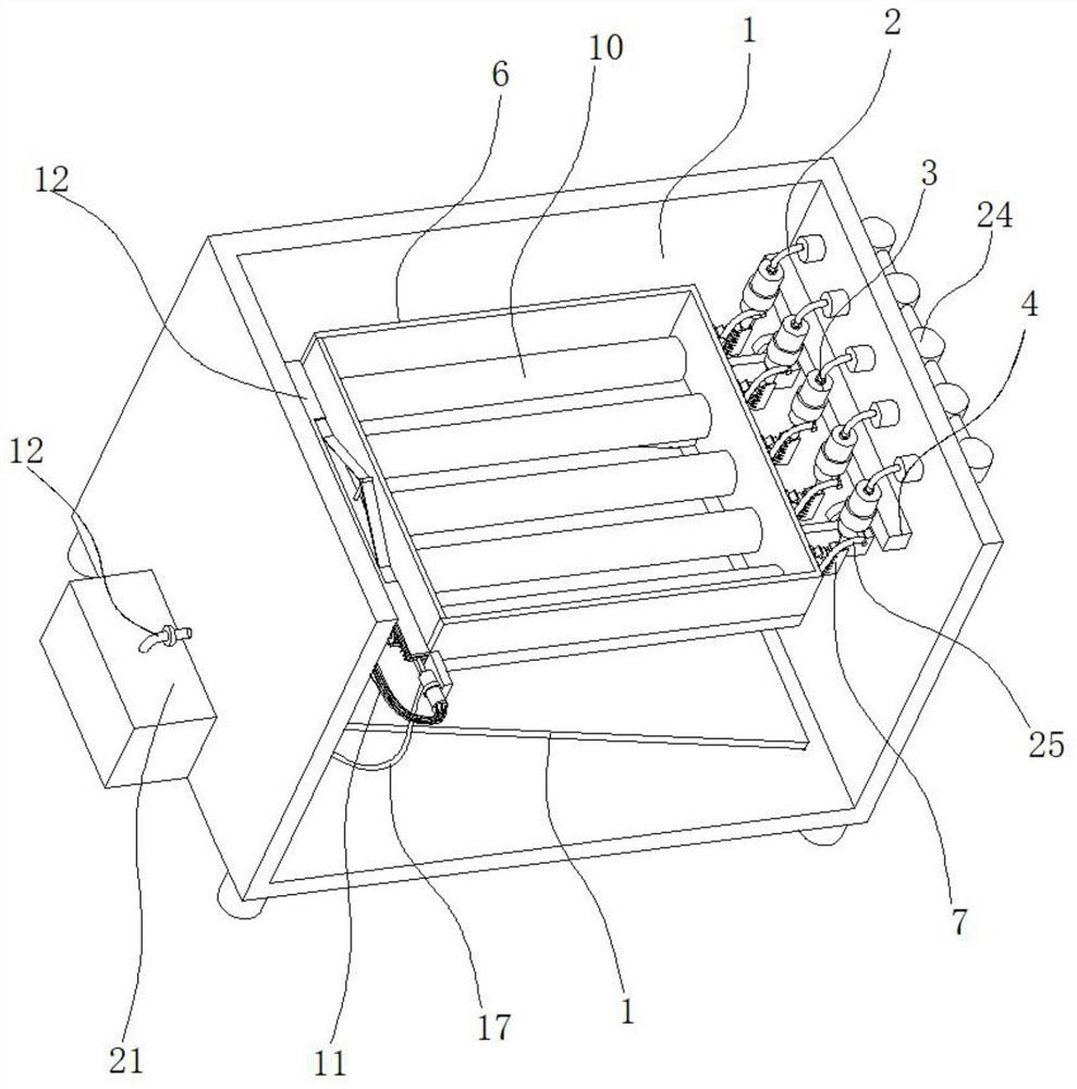 A drying device for pipe parts