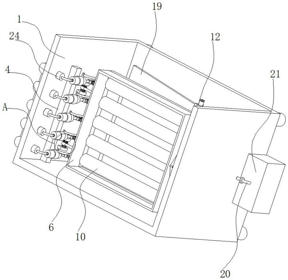 A drying device for pipe parts