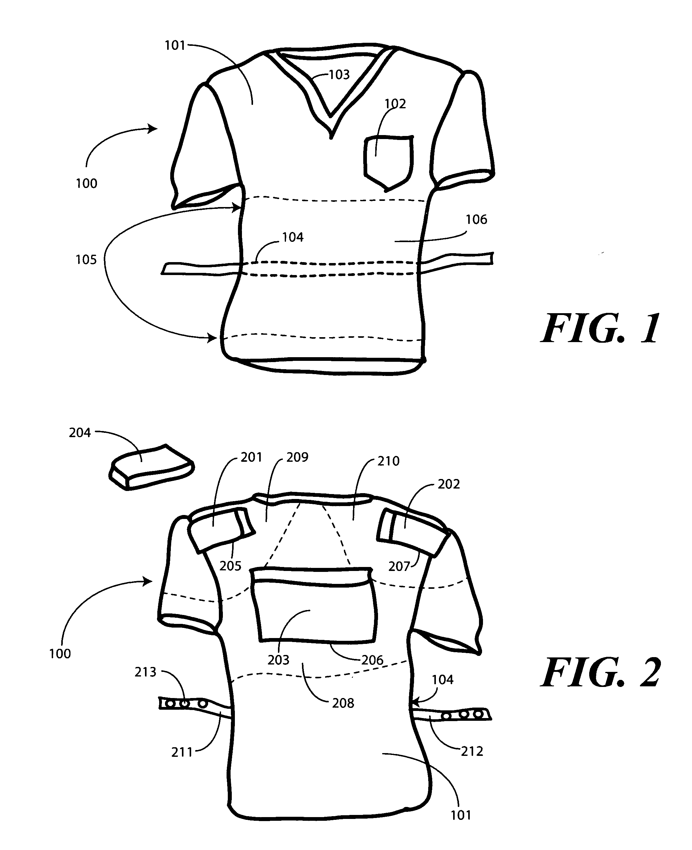 Garment Configured for Selective Accommodation of Heating or Cooling Packs
