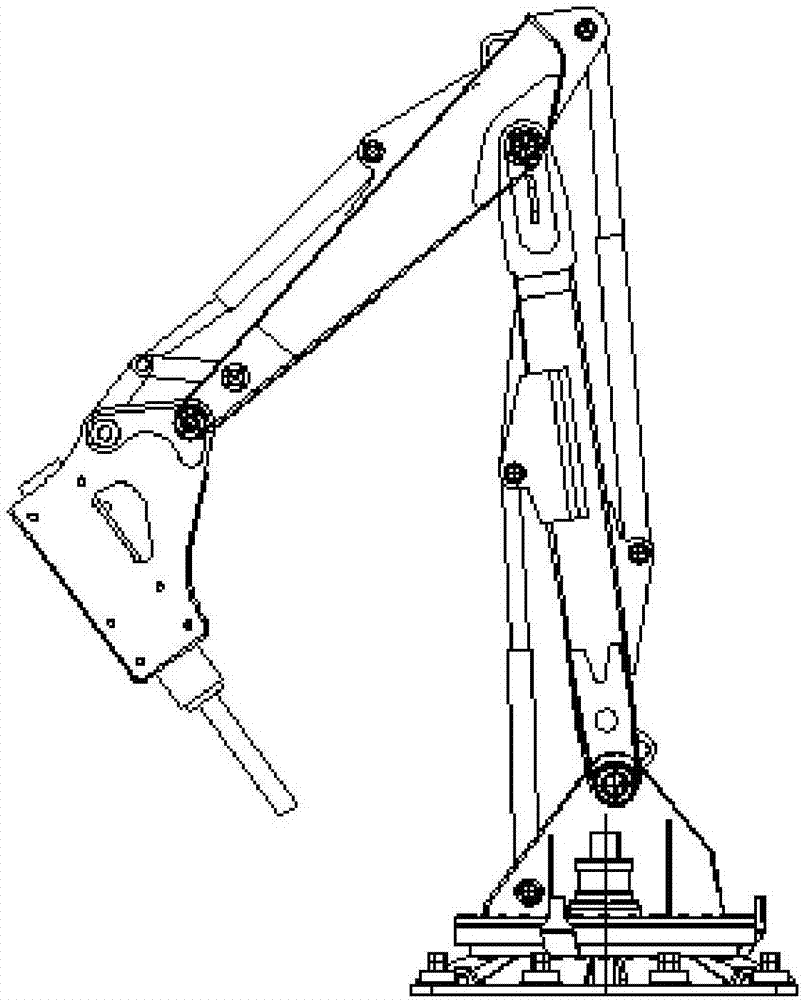 Multifunctional hydraulic gravel breaking hammer and manufacturing method thereof