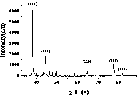 Semi-dry nano silver synthesis method