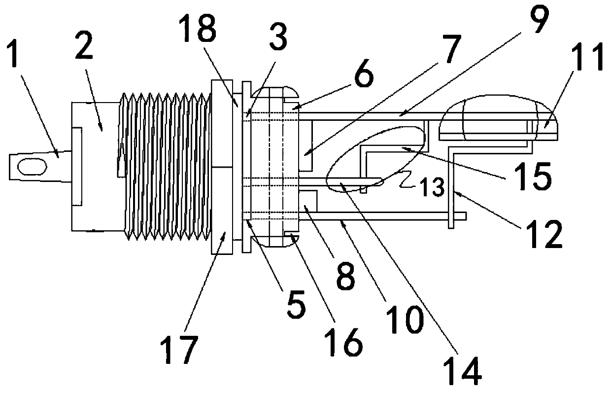 Light-emitting diode for traffic signal lamp