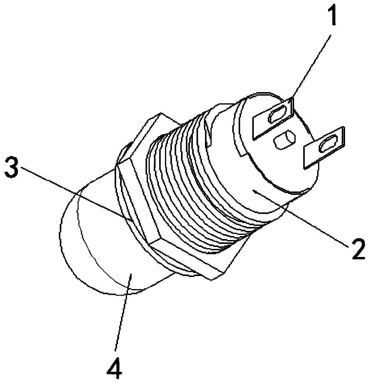 Light-emitting diode for traffic signal lamp