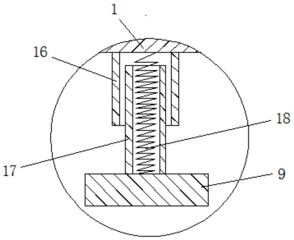 Shock-absorption protection device for building electromechanical equipment
