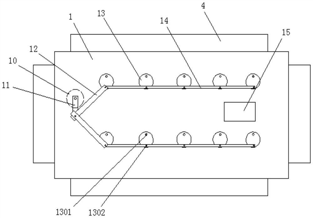 Shock-absorption protection device for building electromechanical equipment