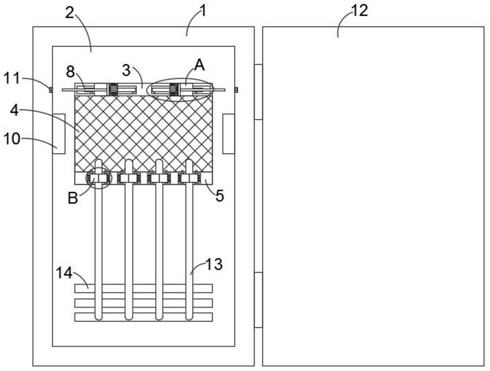 Electrical cabinet capable of automatically and rapidly dissipating heat