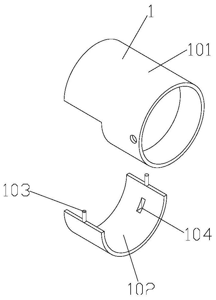 Fixing device used after distal phalanx bottom injury