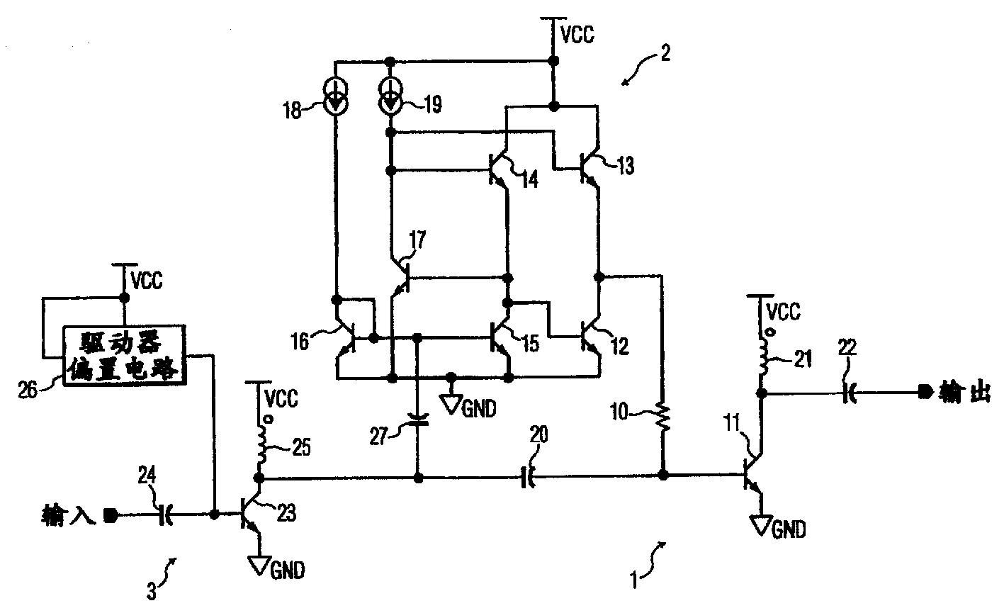 Capacitor coupled dynamic bias boosting circuit for a power amplifier