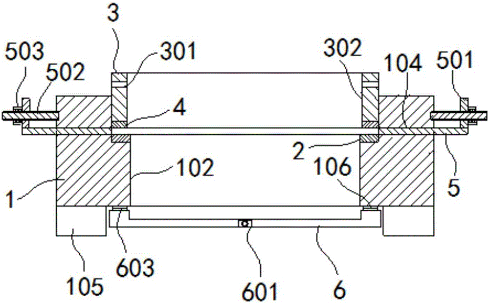 Work fixture on laser cutting device