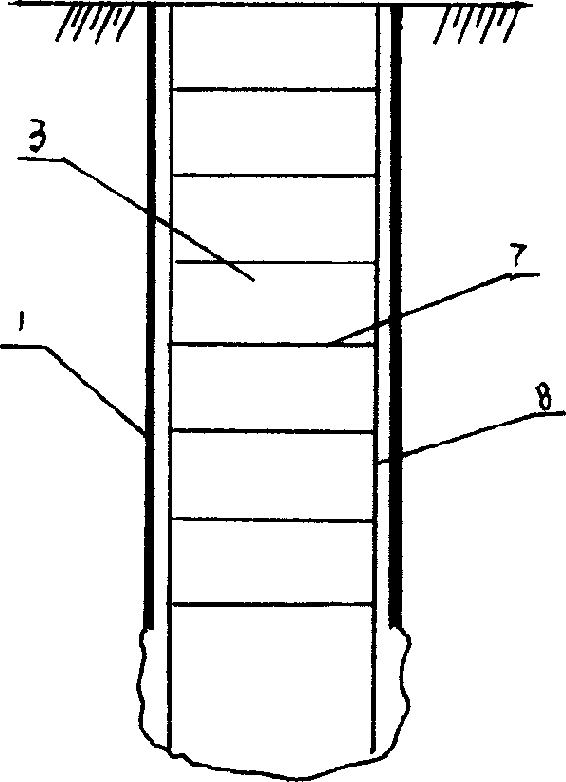 Method for construction of cast-in-place concrete anchor pile