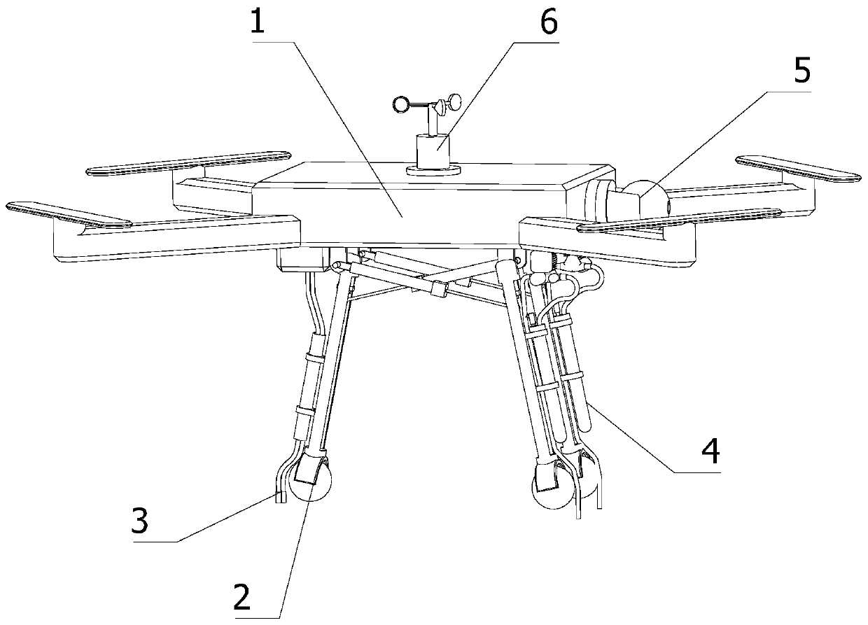 Amphibian unmanned aerial vehicle environment monitoring device