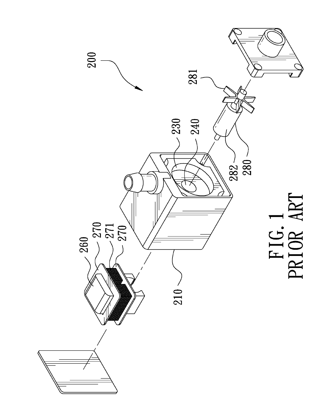 Flattened DC brushless motor pump