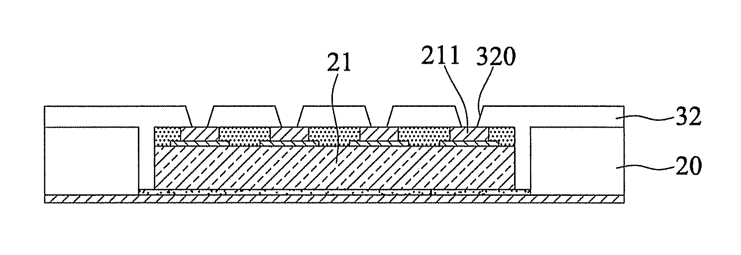 Package structure having embedded electronic component and fabrication method thereof