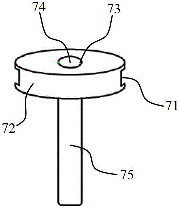 Cable positioning device for semicircular cores