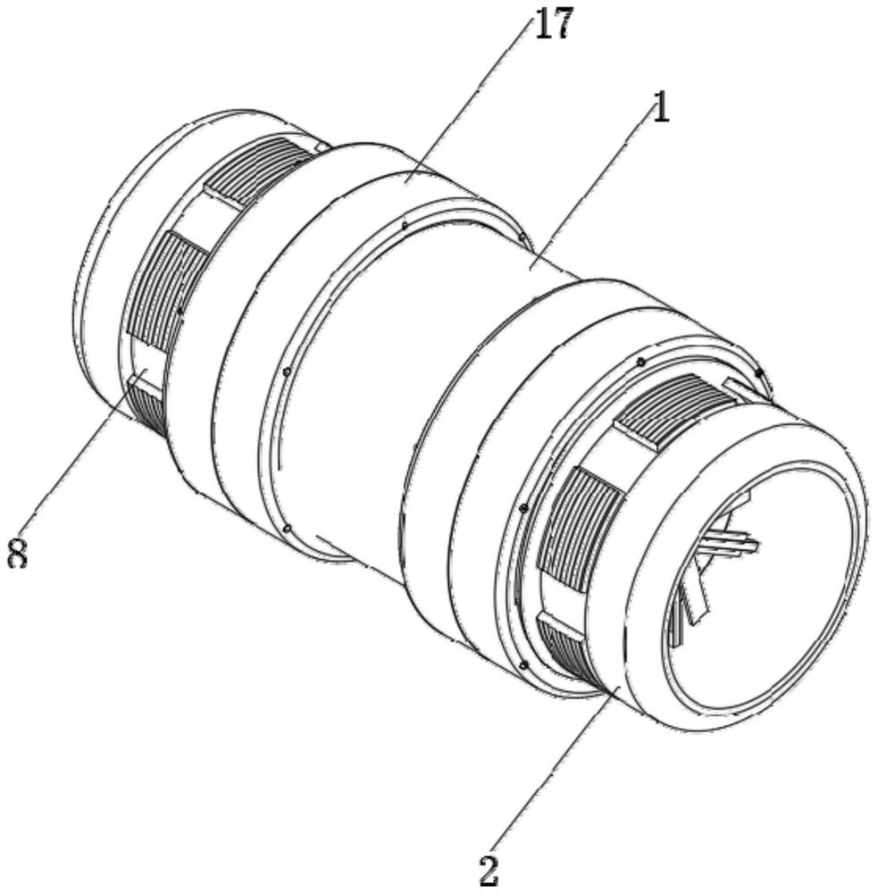 Environment-friendly anti-blocking type end pipeline for sewage treatment