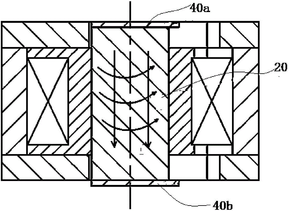 Magnetostriction longitudinal-tersional compound ultrasonic vibration transducer