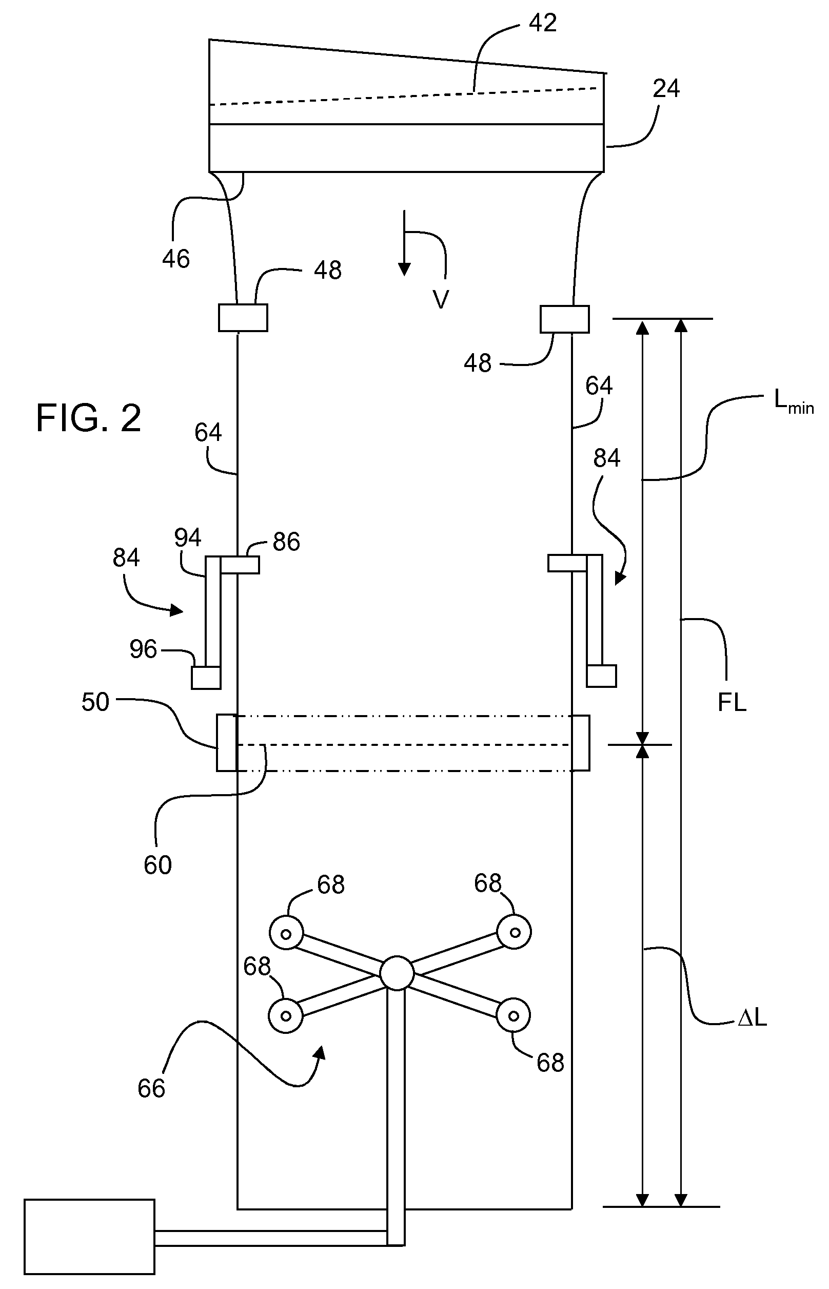 Apparatus and method for separating a glass sheet from a moving ribbon of glass