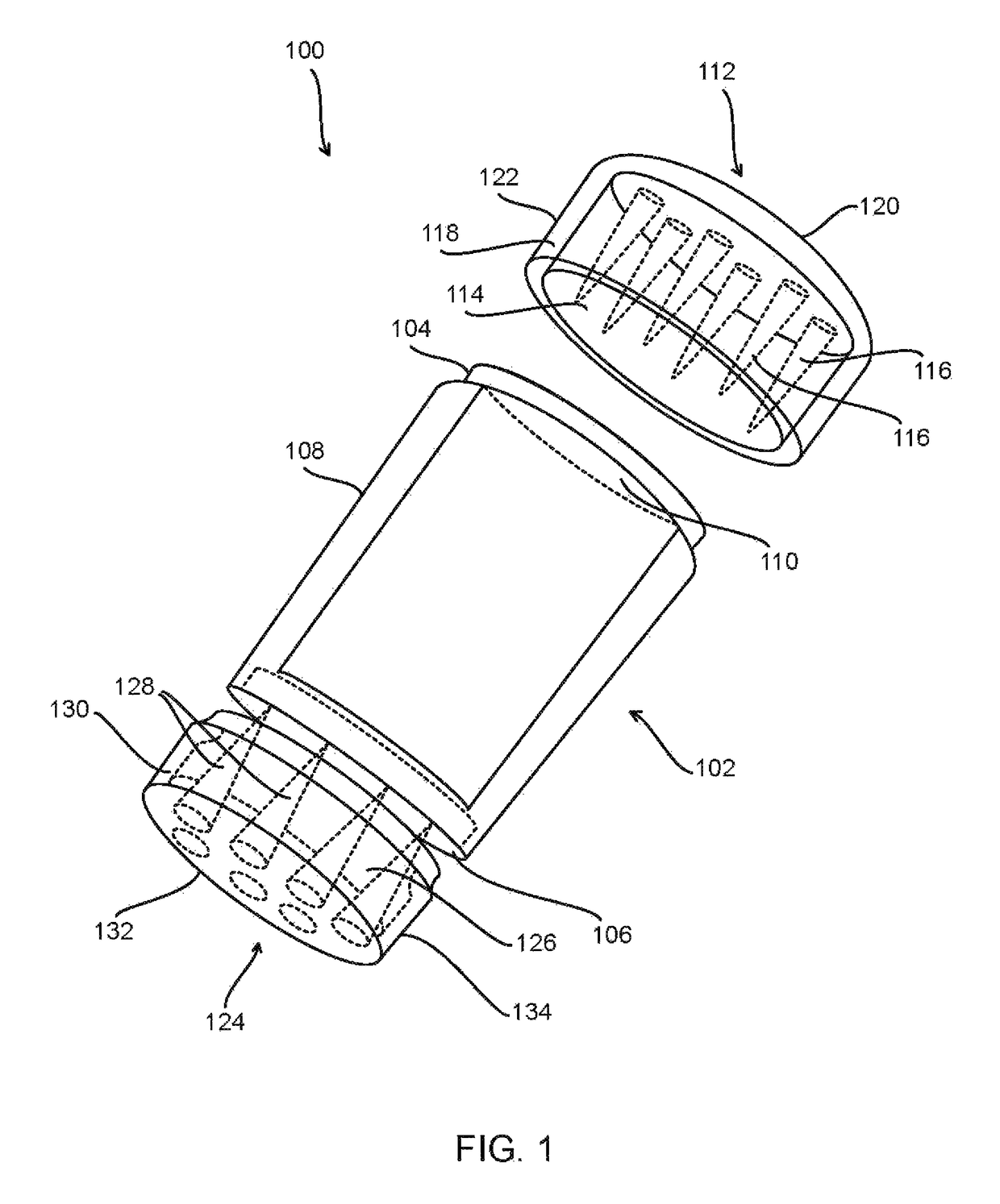 Device and method for airtight storage and grinding of herbs